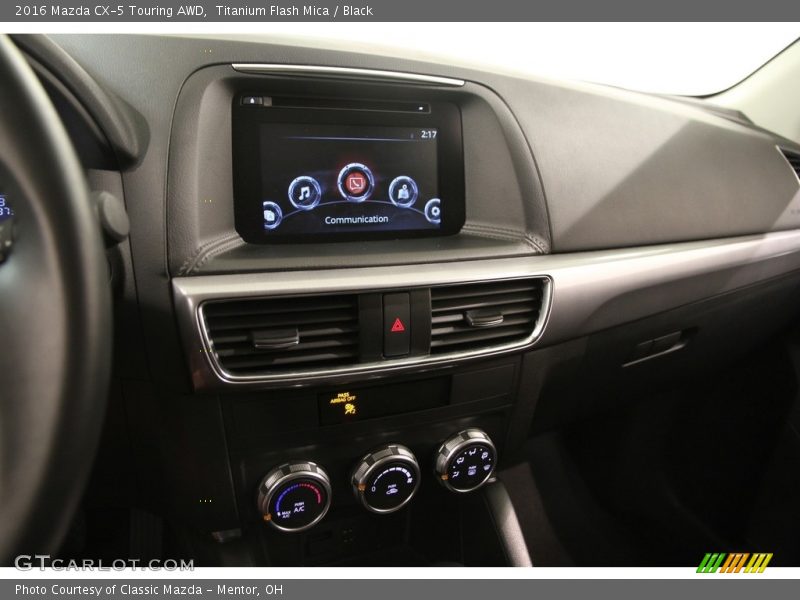 Titanium Flash Mica / Black 2016 Mazda CX-5 Touring AWD