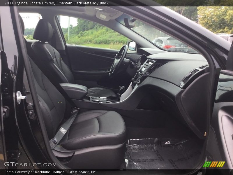 Phantom Black Metallic / Black 2014 Hyundai Sonata Limited