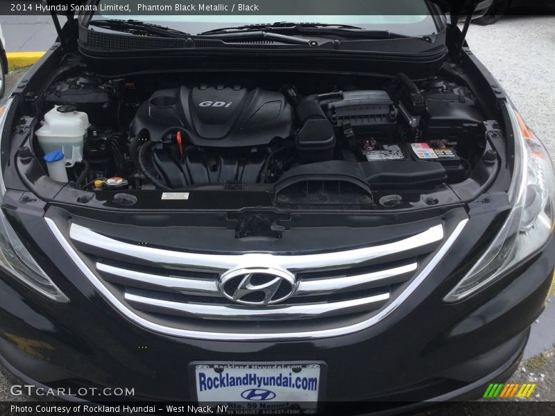 Phantom Black Metallic / Black 2014 Hyundai Sonata Limited