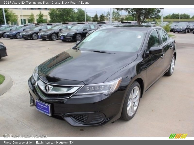 Crystal Black Pearl / Ebony 2017 Acura ILX Technology Plus