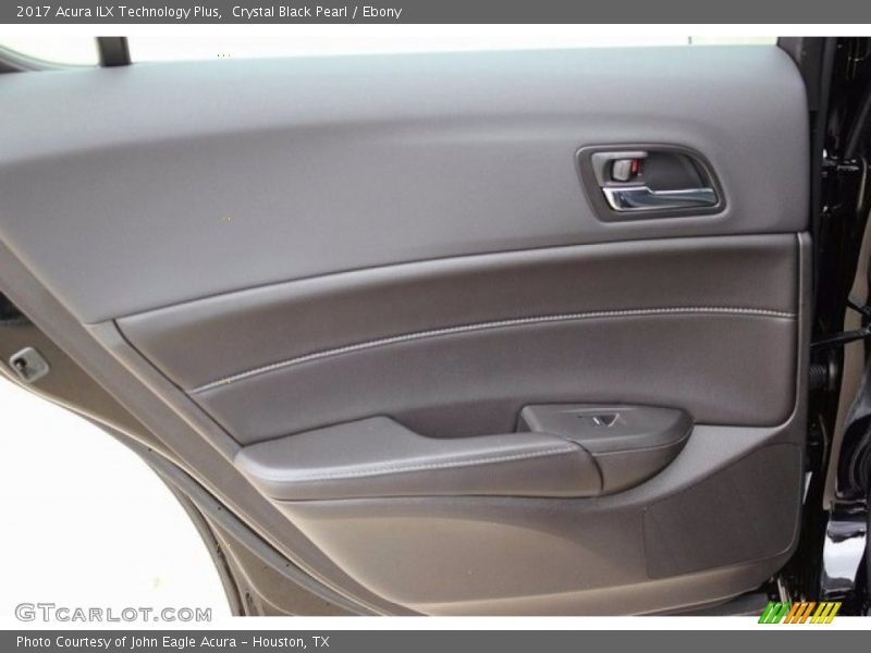 Crystal Black Pearl / Ebony 2017 Acura ILX Technology Plus