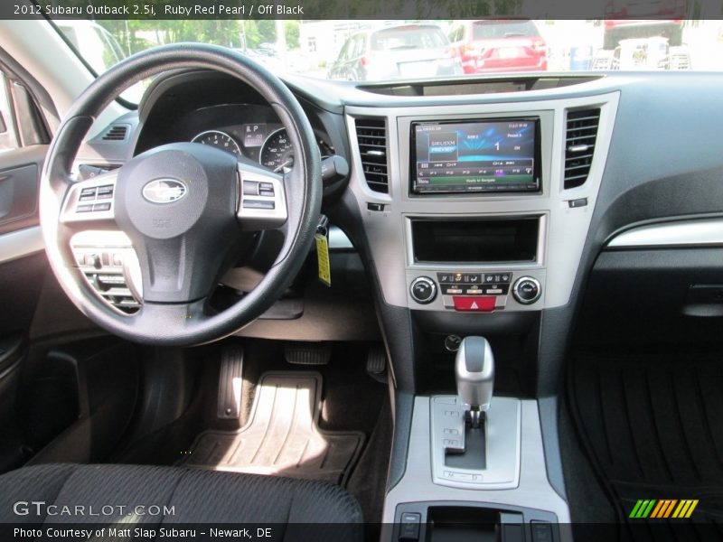 Ruby Red Pearl / Off Black 2012 Subaru Outback 2.5i