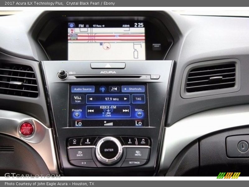 Crystal Black Pearl / Ebony 2017 Acura ILX Technology Plus