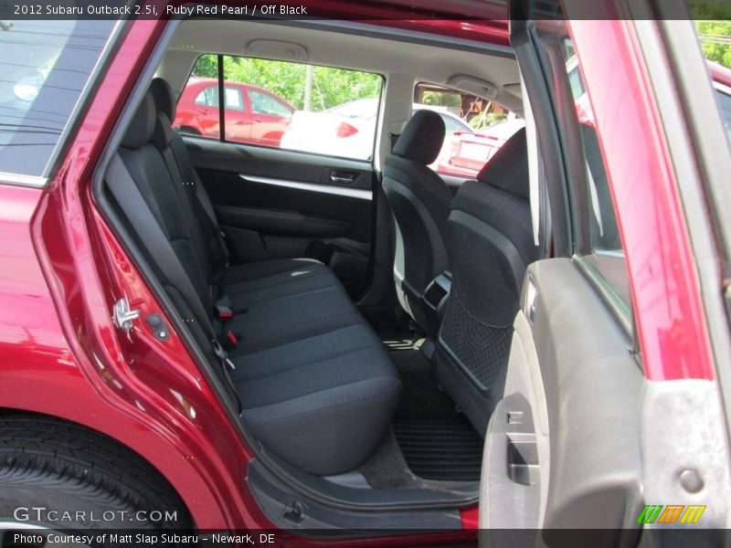 Ruby Red Pearl / Off Black 2012 Subaru Outback 2.5i