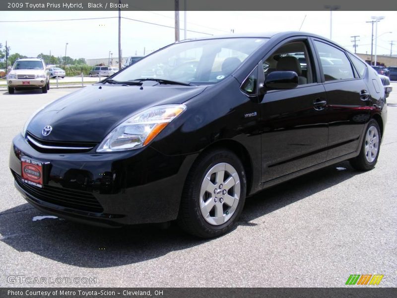 Black / Bisque 2009 Toyota Prius Hybrid