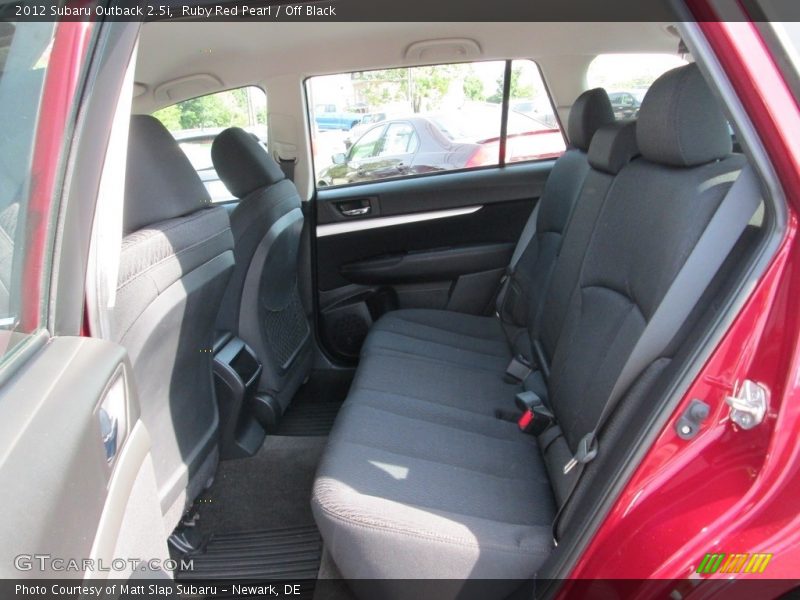 Ruby Red Pearl / Off Black 2012 Subaru Outback 2.5i