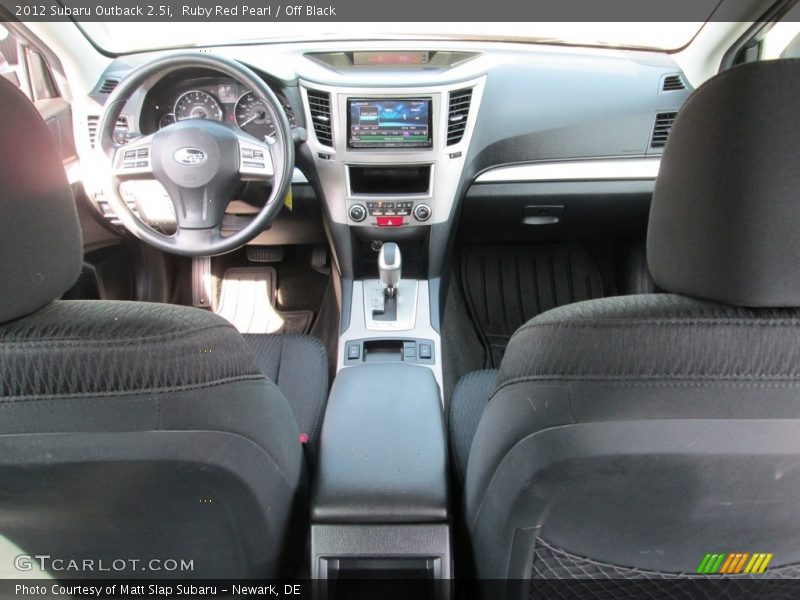 Ruby Red Pearl / Off Black 2012 Subaru Outback 2.5i