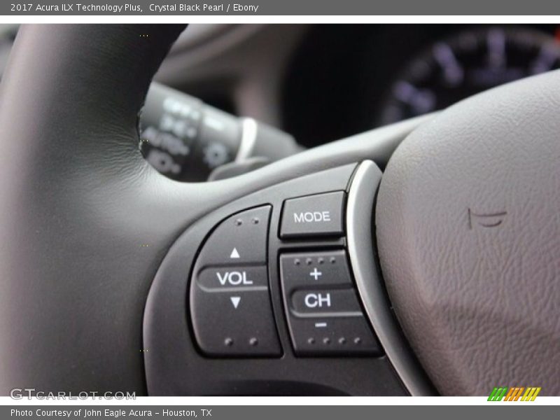 Crystal Black Pearl / Ebony 2017 Acura ILX Technology Plus