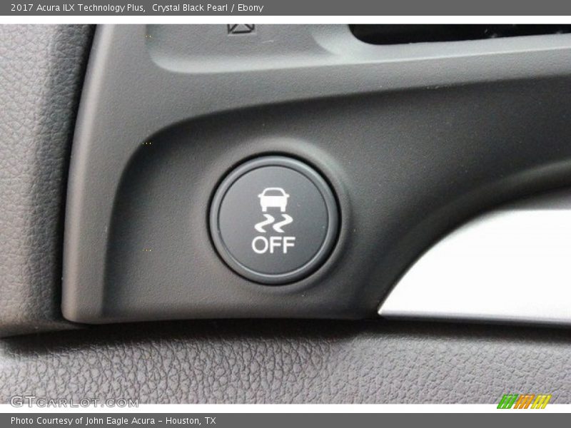 Crystal Black Pearl / Ebony 2017 Acura ILX Technology Plus
