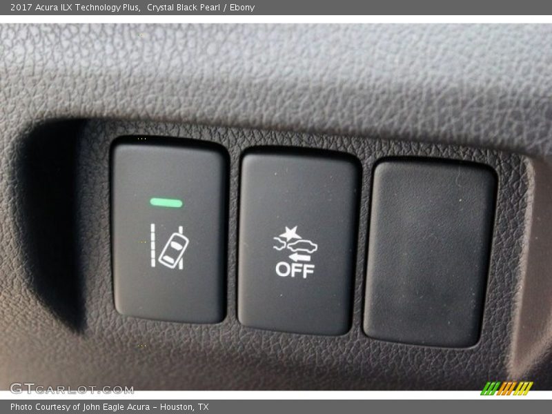 Crystal Black Pearl / Ebony 2017 Acura ILX Technology Plus