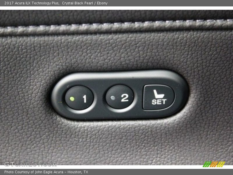 Crystal Black Pearl / Ebony 2017 Acura ILX Technology Plus