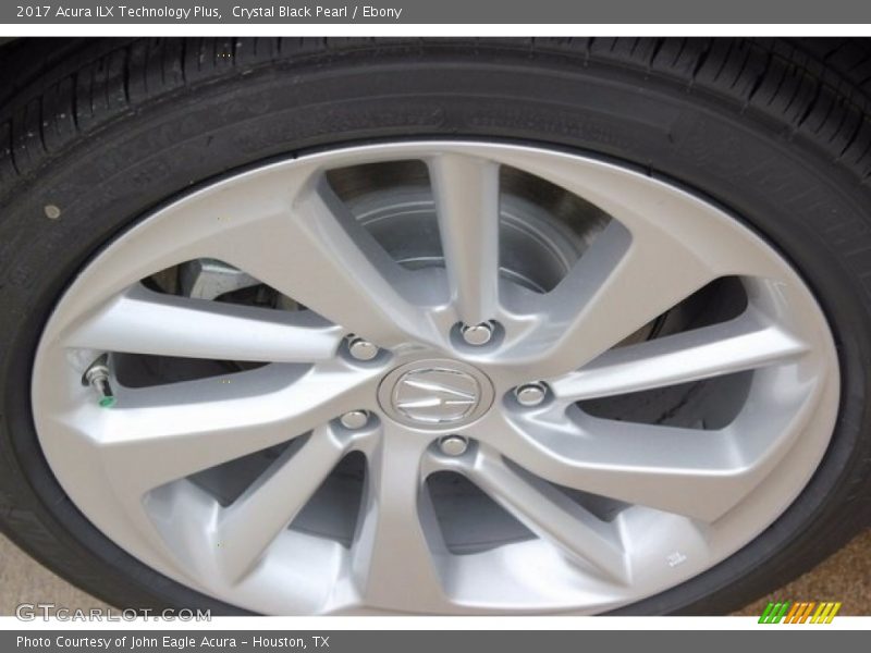 Crystal Black Pearl / Ebony 2017 Acura ILX Technology Plus