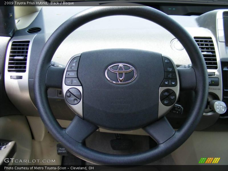 Black / Bisque 2009 Toyota Prius Hybrid