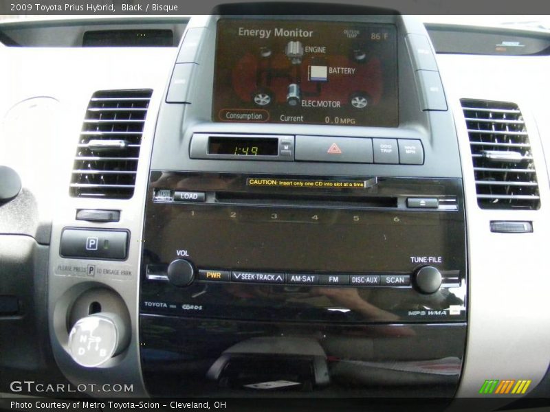Black / Bisque 2009 Toyota Prius Hybrid