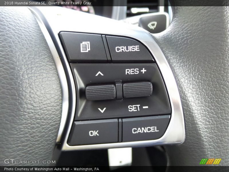 Controls of 2018 Sonata SE