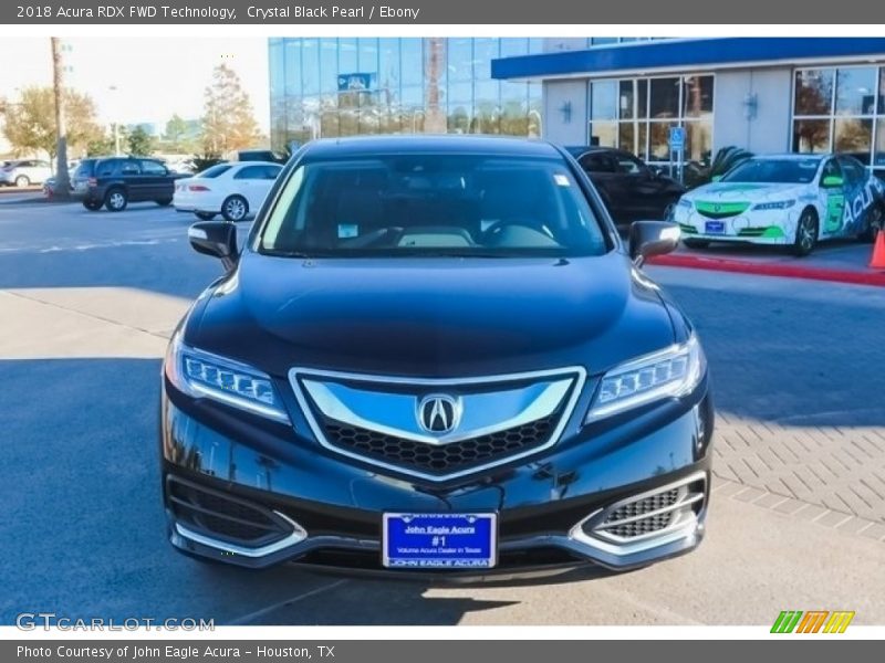 Crystal Black Pearl / Ebony 2018 Acura RDX FWD Technology
