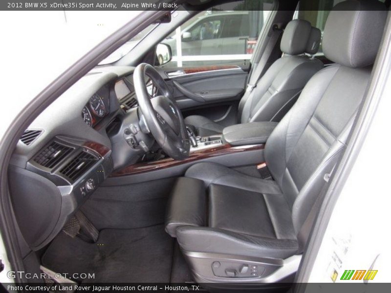 Alpine White / Black 2012 BMW X5 xDrive35i Sport Activity