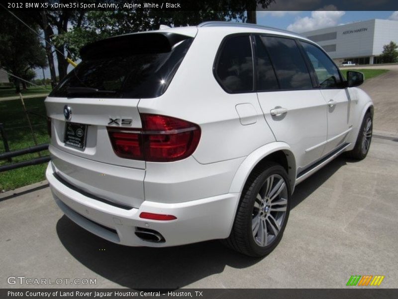 Alpine White / Black 2012 BMW X5 xDrive35i Sport Activity