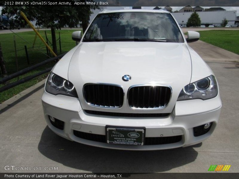 Alpine White / Black 2012 BMW X5 xDrive35i Sport Activity