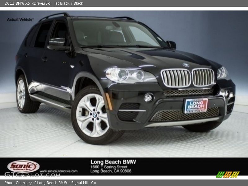 Jet Black / Black 2012 BMW X5 xDrive35d