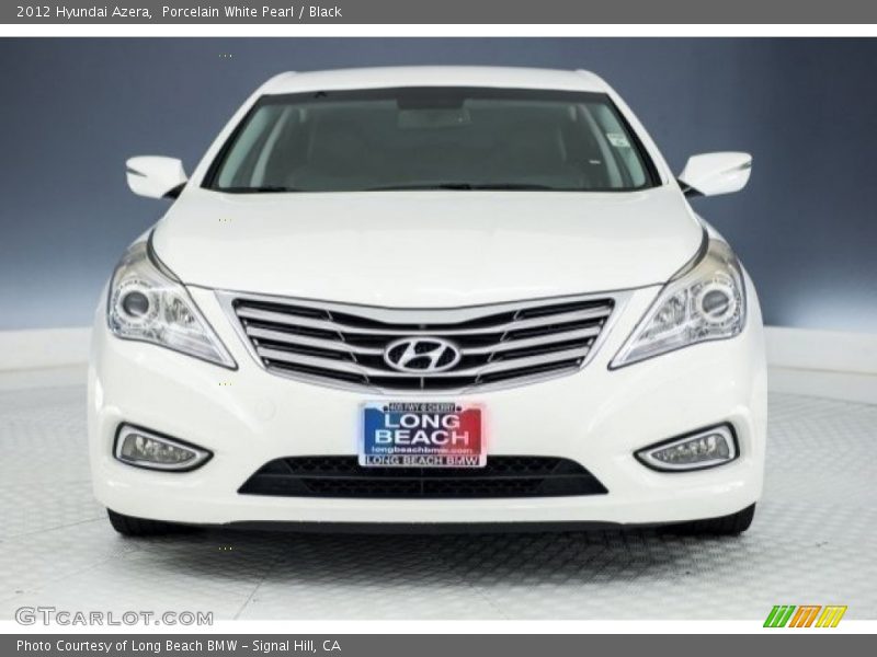Porcelain White Pearl / Black 2012 Hyundai Azera