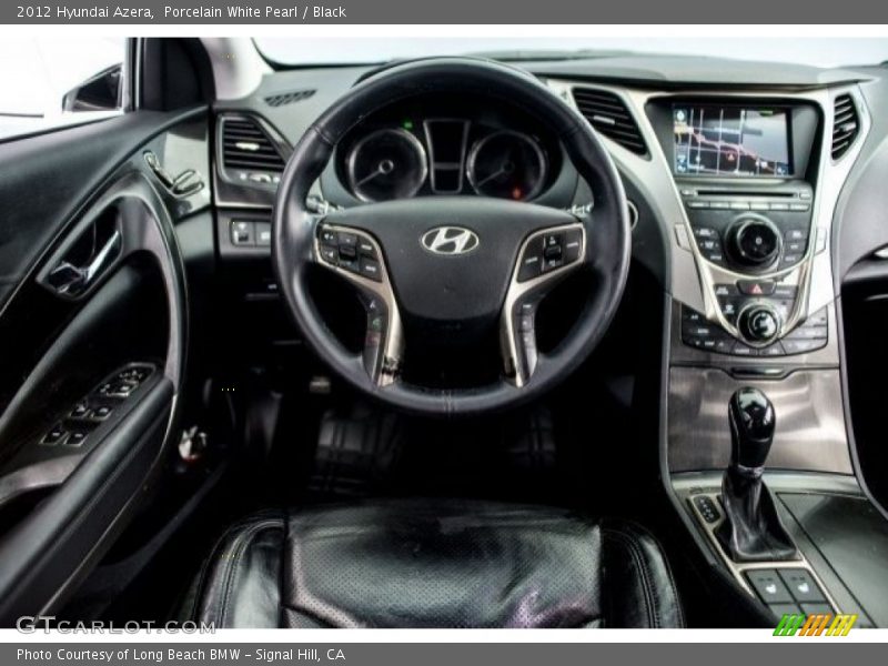 Porcelain White Pearl / Black 2012 Hyundai Azera