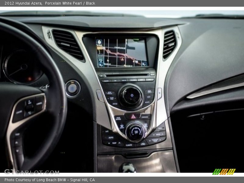 Porcelain White Pearl / Black 2012 Hyundai Azera