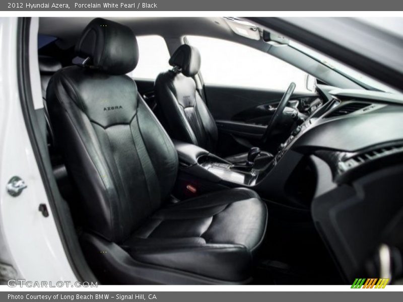 Porcelain White Pearl / Black 2012 Hyundai Azera