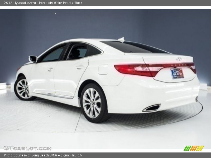 Porcelain White Pearl / Black 2012 Hyundai Azera