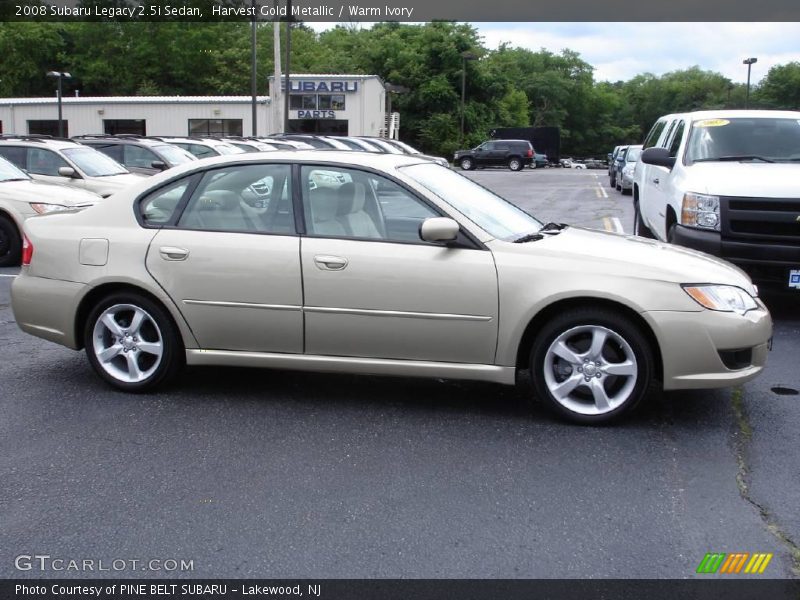 Harvest Gold Metallic / Warm Ivory 2008 Subaru Legacy 2.5i Sedan