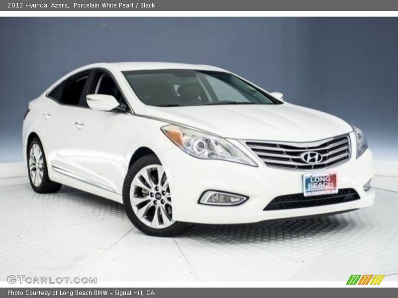 Porcelain White Pearl / Black 2012 Hyundai Azera