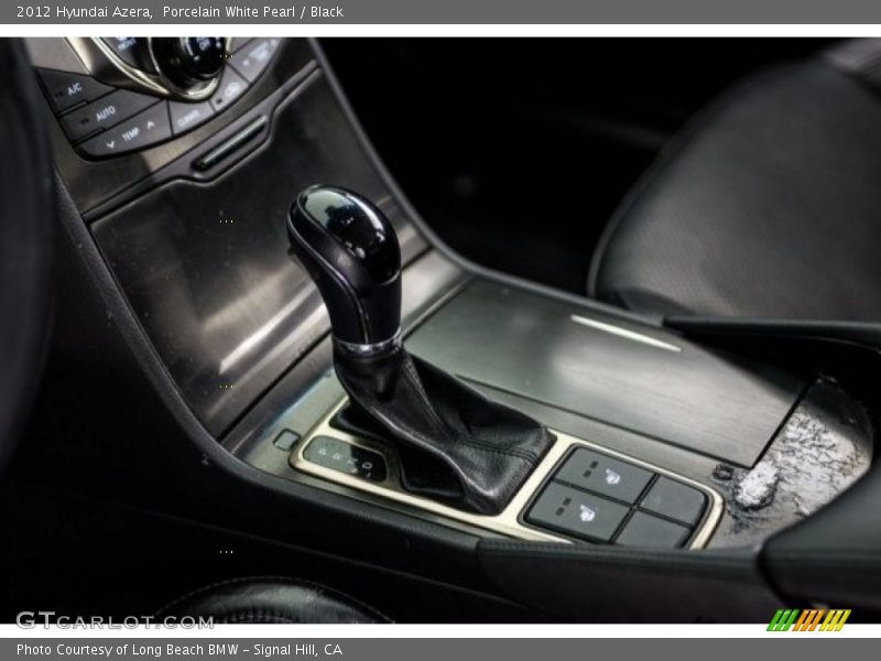 Porcelain White Pearl / Black 2012 Hyundai Azera