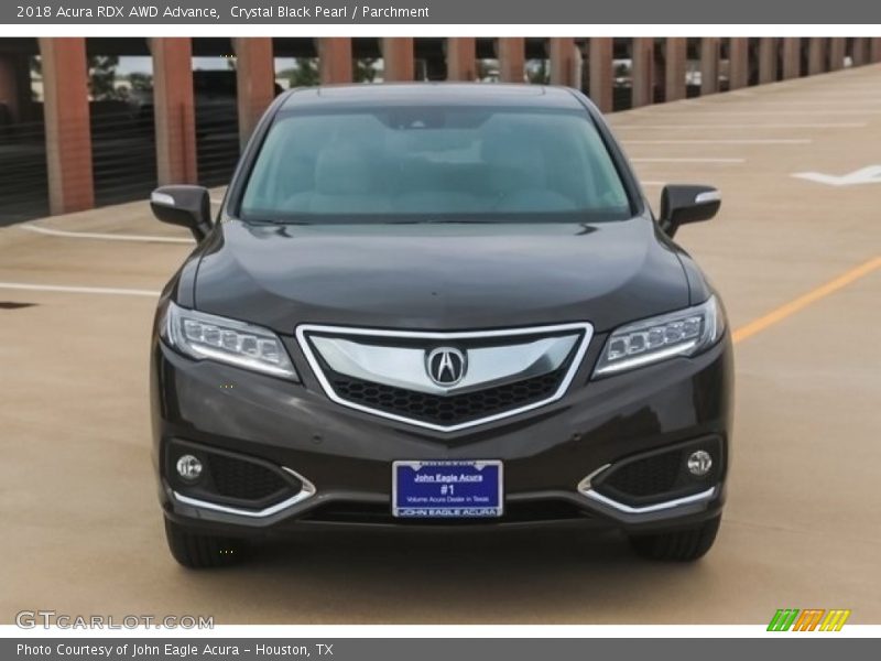 Crystal Black Pearl / Parchment 2018 Acura RDX AWD Advance