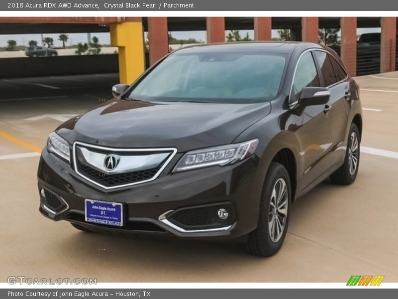 Crystal Black Pearl / Parchment 2018 Acura RDX AWD Advance