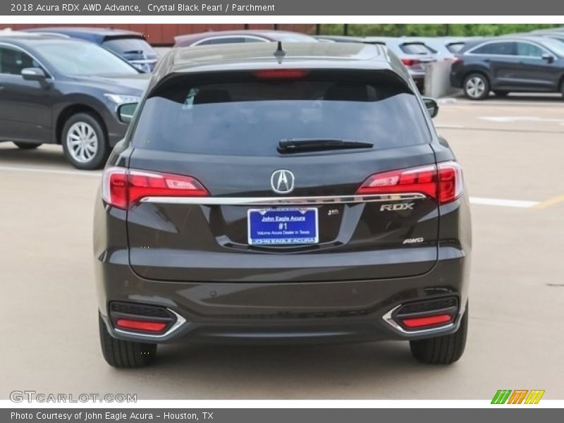 Crystal Black Pearl / Parchment 2018 Acura RDX AWD Advance