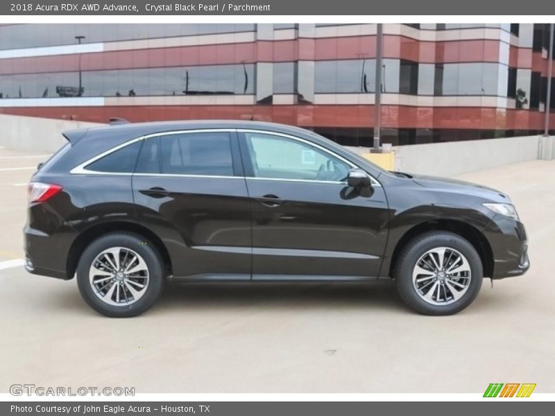 Crystal Black Pearl / Parchment 2018 Acura RDX AWD Advance