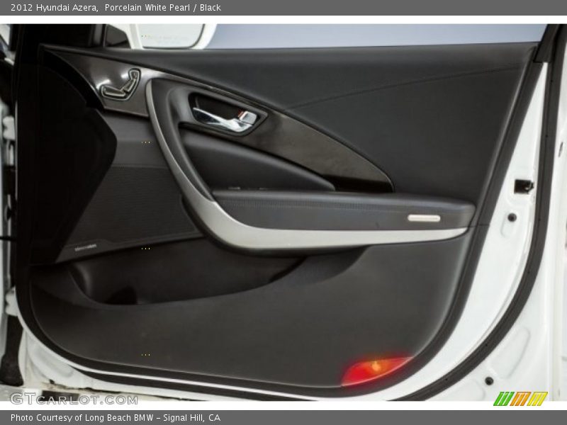 Porcelain White Pearl / Black 2012 Hyundai Azera