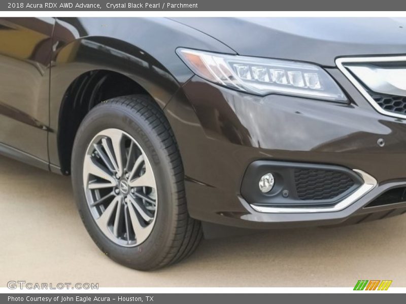 Crystal Black Pearl / Parchment 2018 Acura RDX AWD Advance