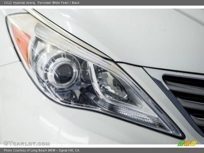 Porcelain White Pearl / Black 2012 Hyundai Azera