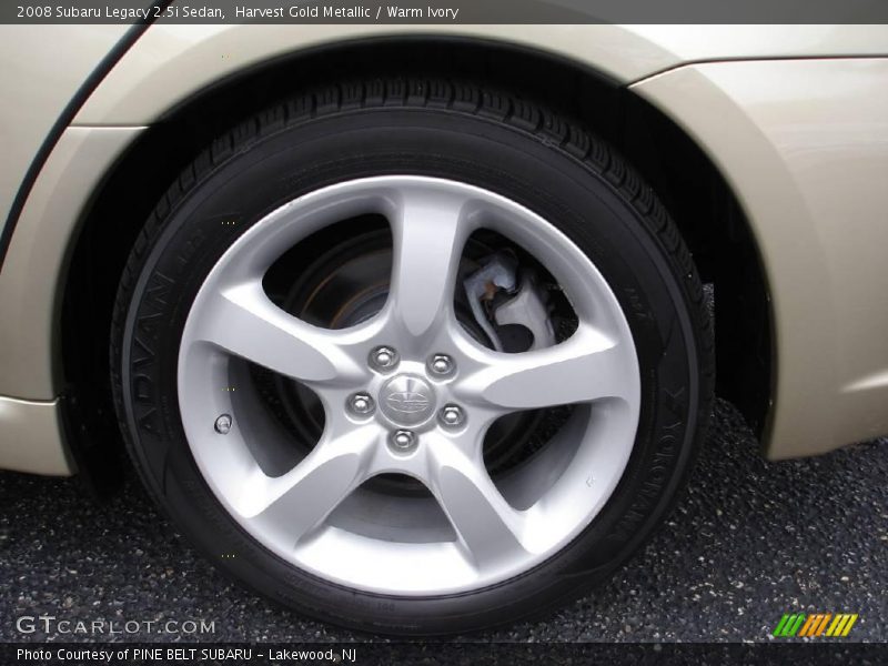 Harvest Gold Metallic / Warm Ivory 2008 Subaru Legacy 2.5i Sedan