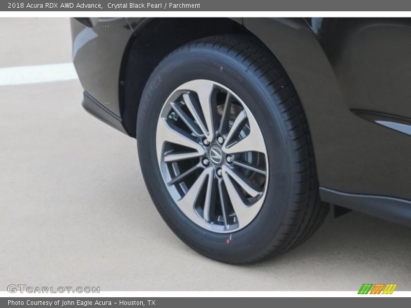 Crystal Black Pearl / Parchment 2018 Acura RDX AWD Advance
