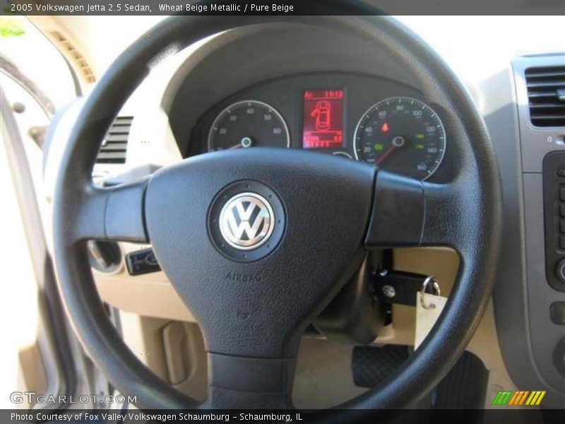Wheat Beige Metallic / Pure Beige 2005 Volkswagen Jetta 2.5 Sedan