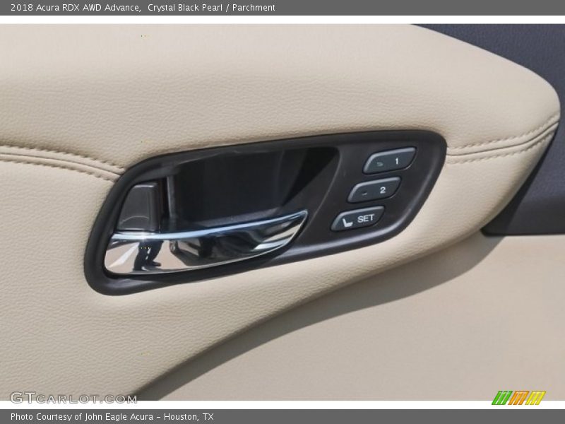 Crystal Black Pearl / Parchment 2018 Acura RDX AWD Advance