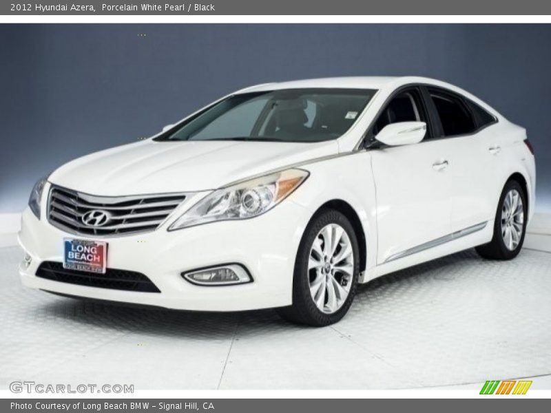 Porcelain White Pearl / Black 2012 Hyundai Azera