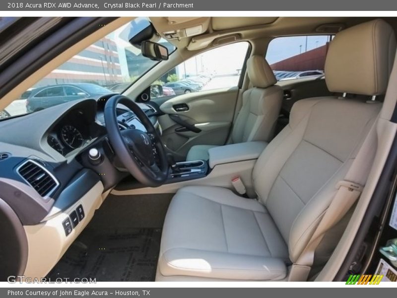 Crystal Black Pearl / Parchment 2018 Acura RDX AWD Advance