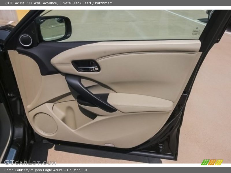 Crystal Black Pearl / Parchment 2018 Acura RDX AWD Advance