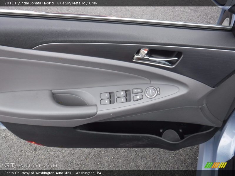 Blue Sky Metallic / Gray 2011 Hyundai Sonata Hybrid