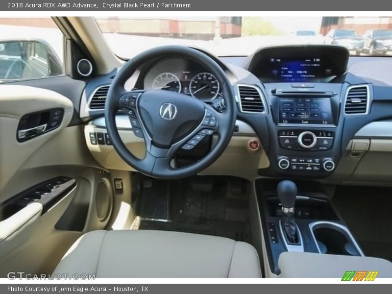 Crystal Black Pearl / Parchment 2018 Acura RDX AWD Advance