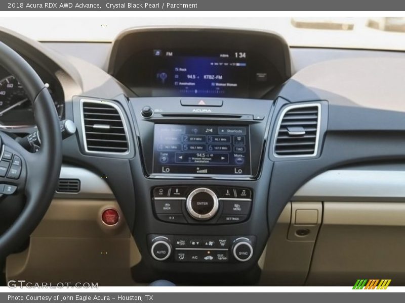 Crystal Black Pearl / Parchment 2018 Acura RDX AWD Advance