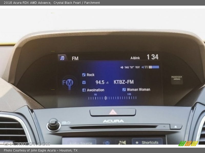 Crystal Black Pearl / Parchment 2018 Acura RDX AWD Advance